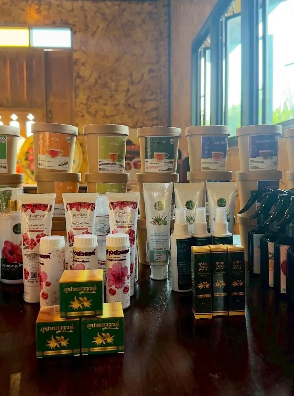 Teas and herbal goods from Phu Pang Sawan